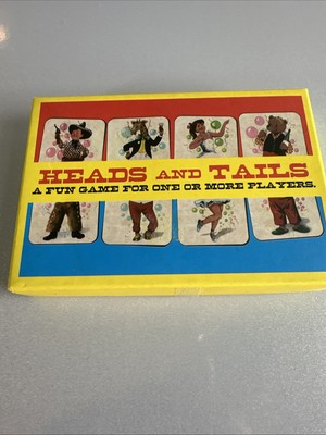 Heads And Tails Familien Brettspiel Vintage Kinder Matching Game