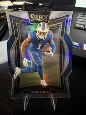 2024 Panini Select - Concourse Curtis Samuel #23 Silver Prizm Die-Cut