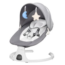 Baby Swing Electric Rocker 5 Speeds Bluetooth Remote Control 0-12M