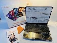 Gusgu Transparent Case w/Wireless Keyboard for iPad Pro 11" M4 5th Gen Tech 360