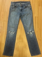 VTG Ralph Lauren Black Label Flare Leg Jeans Size 27 Mid Rise Made In USA Y2K