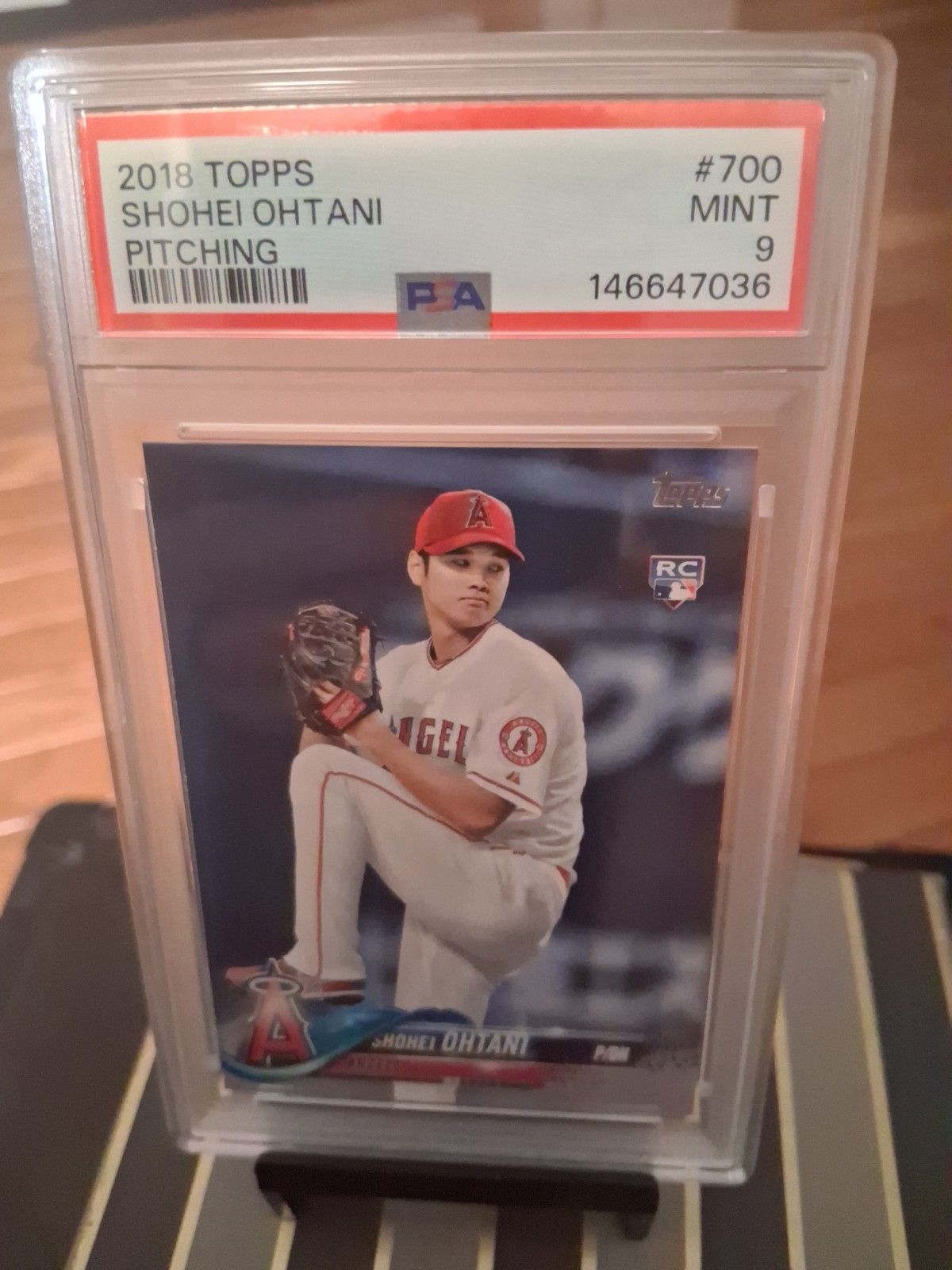 2018 Topps Shohei Ohtani  Pitching Psa 9 Rc