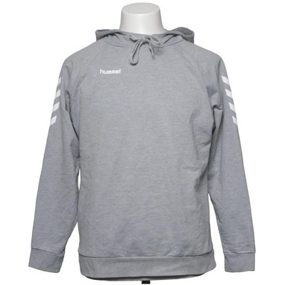Hummel, Kapuzenpullover, Größe: L, Grau, Baumwolle/Polyester, Einfarbig #2mZ