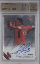 2015 Bowman's Best of Alex Reyes #B15-AR BGS 9.5 GEM MINT Auto 0b3