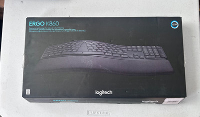 Logitech 920-010107 ERGO K860 Kabellose Ergonomische Tastatur, geteiltes Tastaturlayout