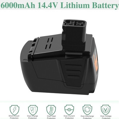 6Ah 14.4V Li-ion Akku für Hilti B144 SF144-A SFH144-A SIW144-A SID144-A SFL144-A