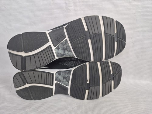 HUGO BOSS Herren Sneaker Velocity Run 50385603 Schwarz Weiß Größe EU 41 | US 8 - Bild 7 von 8