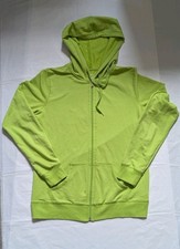 Women's Fleece Zip Up Hoodie Lime Size S