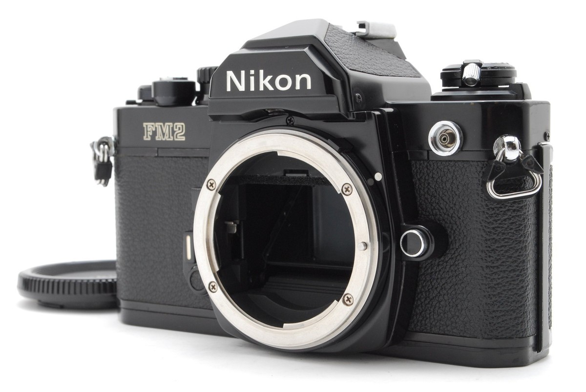 nikonFM2 ブラック TOP MINT w/Cap] Nikon New FM2 Black 35mm SRL Film Camera
