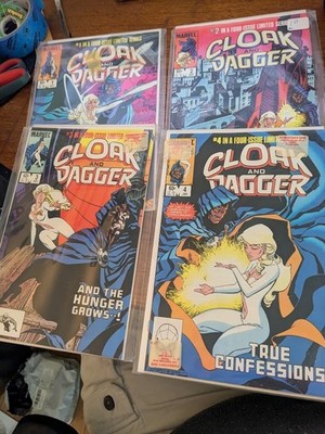 Cloak and Dagger #1-4 1983-84 Full 1st Limited Series 4 Issues Marvel Nice