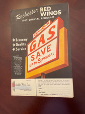 July 4, 1962 Rochester Red Wings  IL Baseball Program VS Buffalo Bisons EX