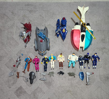 Cops N Crooks C.O.P.S. Vintage Action Figures and Accessories Lot Of 13 W/extra