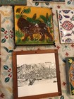LOT OF 12 DECORATIVE ASSORTED TILES TRIVETS — photo 7