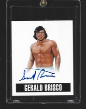 537  GERALD BRISCO  Signed Wrestling Card w/COA  **FREE SHIPPING**