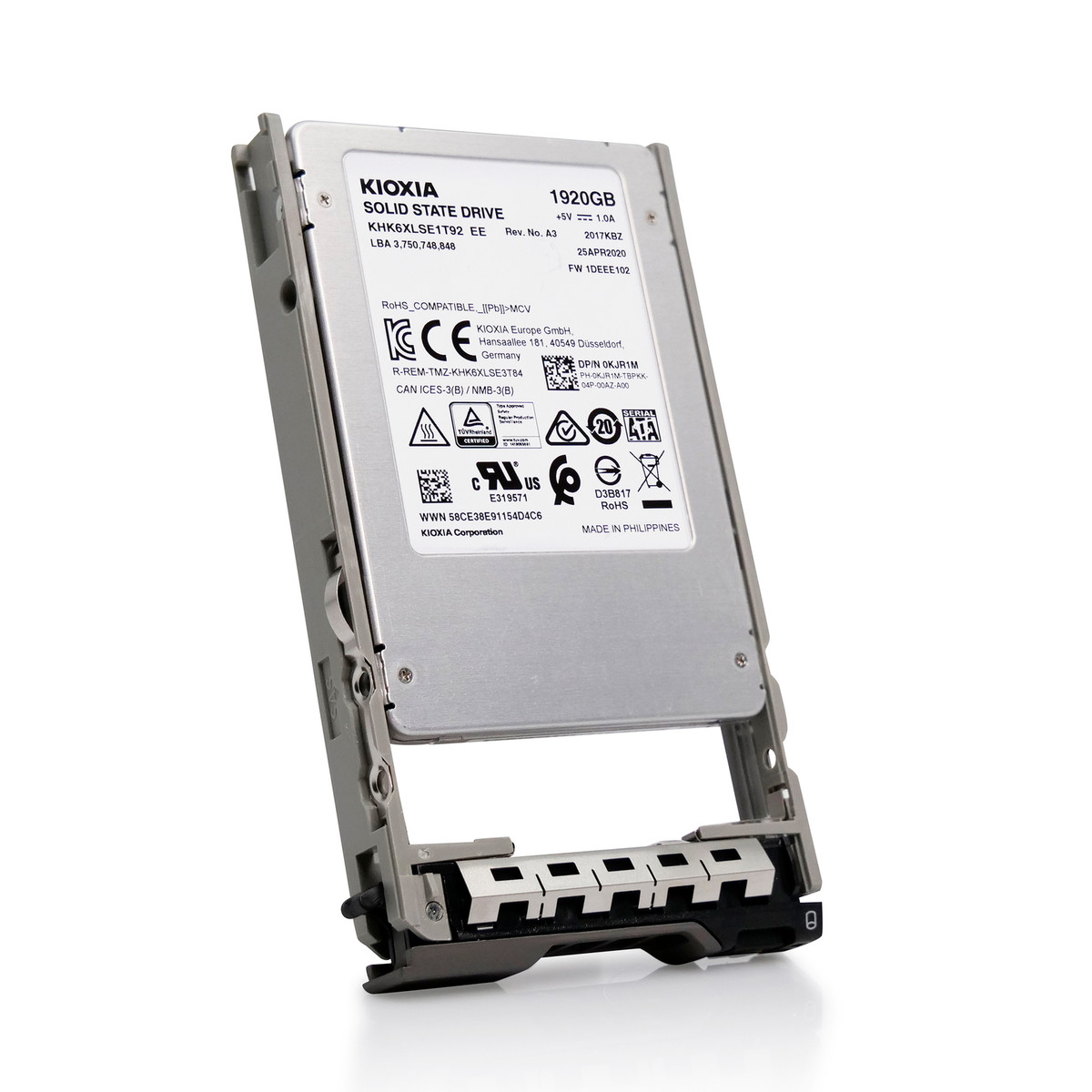 Dell 1.92TB SATA 6Gb/s 3D TLC 0.6 DWPD 2.5