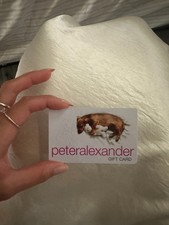 Gift cards Peter Alexander  value $208