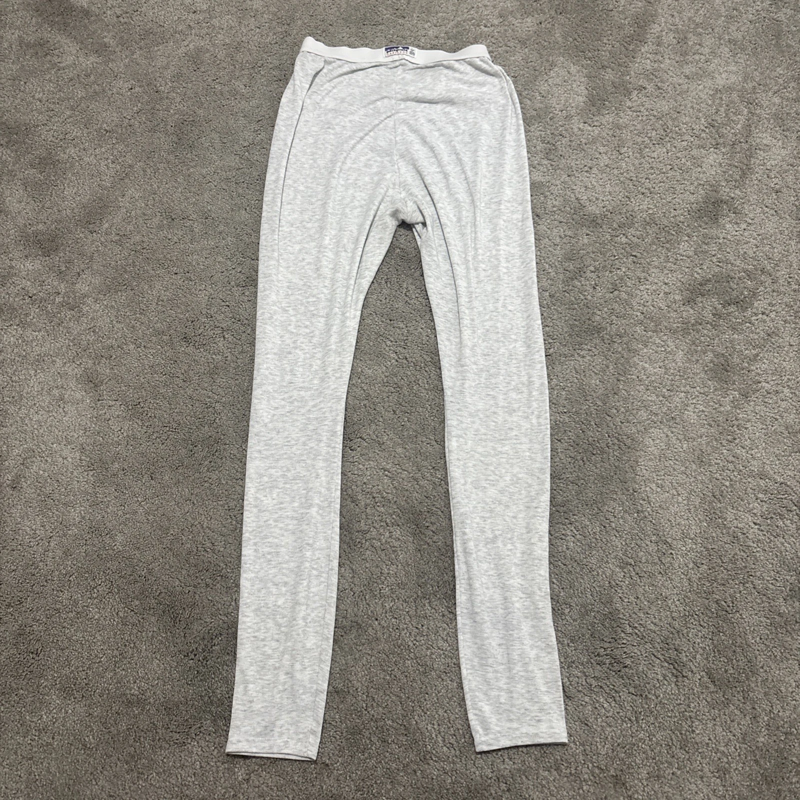 Vintage Patagonia Capilene Pants Mens Large Gray Fleece Base Layer Bottoms USA