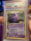 SWIRL PSA 2 2006 Pokemon EX Legend Maker Gengar STAMPED Reverse Holo Foil 5/92