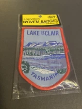 VTG LAKE ST CLAIR Tasmania Woven Sew On Patch