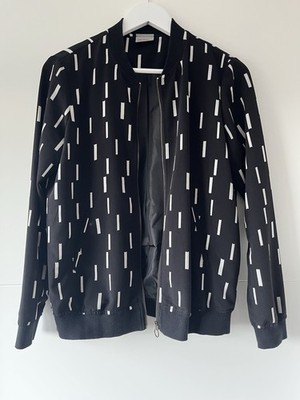Bluson Jacke Vero Moda Größe 38, Schwarz-weiß