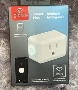 Globe Electric Co. Wi-Fi Smart Plug 50329 Smart Home Made Easy 125V 15A Max