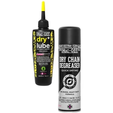 Muc-Off Dry Chain Degreaser 500ml and Muc-Off Bio Dry Bike Chain Lube 120ml