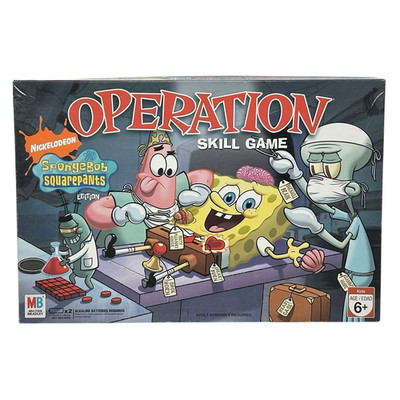 2007 SPONGEBOB SQUAREPANTS OPERATION GAME MILTON BRADLEY