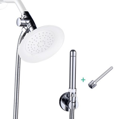 Shower Enema System with 78 Inches Hose, Diverter, Water Control Valve for Me...