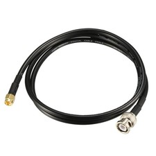 RG58 Coaxial Cable W BNC Male to SMA Male Connectors 50 Ohm 3 ft