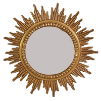Barock Spiegel Rund Wandspiegel Gold Sonne HäNgespiegel Dekospiegel Antik
