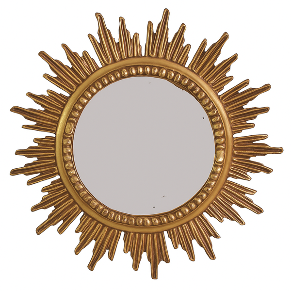 Barock Spiegel Rund Wandspiegel Gold Sonne HäNgespiegel Dekospiegel Antik-image