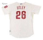 Chase Utley 2006 Phillies Game Used/Worn Jersey Signed MLB Authenticated PSA/DNA