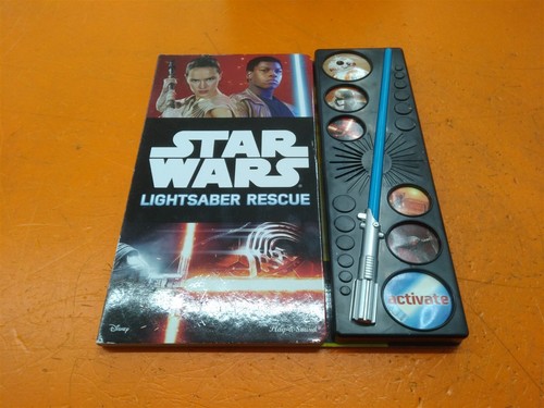 ⭐️⭐️⭐️⭐️⭐️ Lightsaber Rescue Star Wars Sound Board Book Interactive  - Picture 1 of 5
