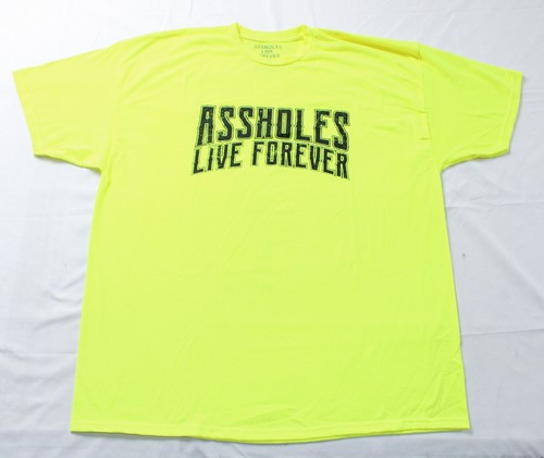 T-shirt Don Air Trump Parody - Graphic A**holes Live Forever - Taille M Pour Homme