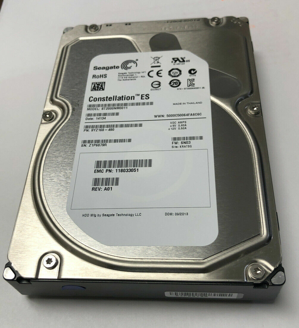 Seagate ST2000NM0011（3.5インチ HDD 2TB） Amazon.com: DELL/Seagate Constellation ES ST2000NM0011 2TB