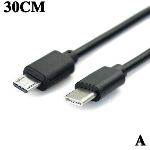 1X USB-C Type C to Micro USB Male Sync OTG Charge Data Transfer Cable Cord-NICE - Zdjęcie 4 z 14