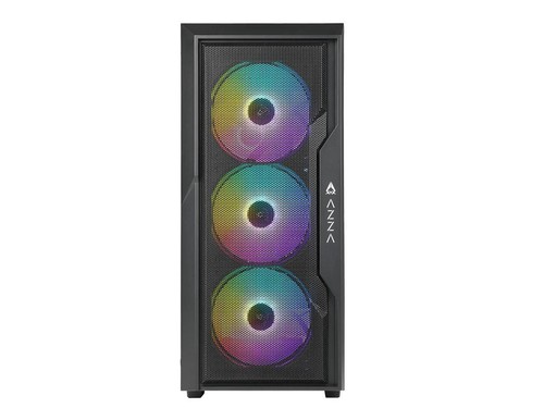 AZZA CSAZ-290 FIGHTER Black ATX Mid Tower Case - Picture 2 of 5