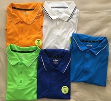 NWT Mens Prince Golf Polo Shirt Moisture Wicking UV Protection Dri-Control
