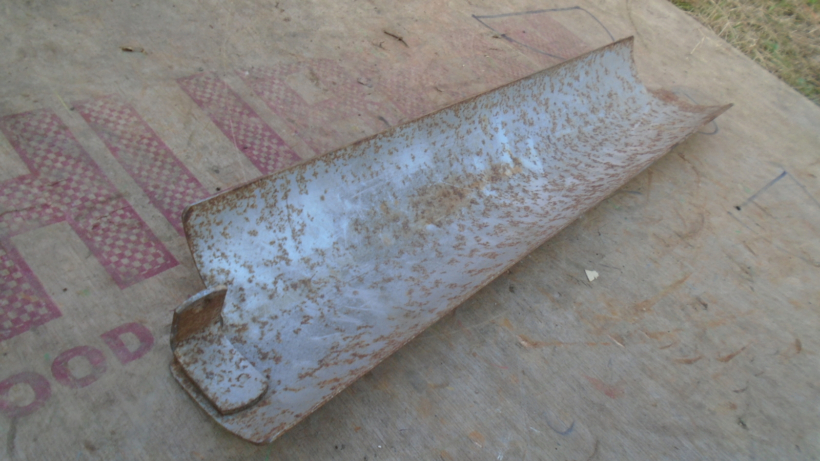 Massey Ferguson Tractor Exhaust Cover Panel 4 1/2 X 23inches eBay