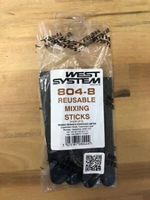 West System 804-8 Mixing Sticks Fibreglass Repair Boat Epoxy Resin Dinghy Yacht