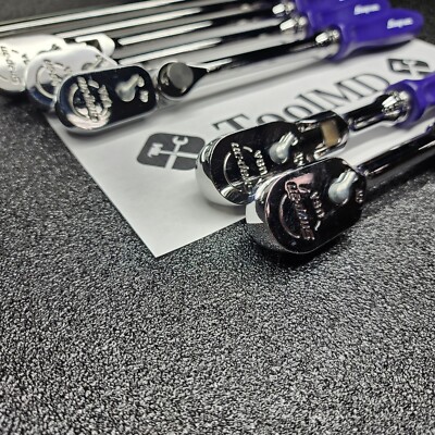 Snap-on Tools NEW 7pc DARK PURPLE Hard Handle 3/8