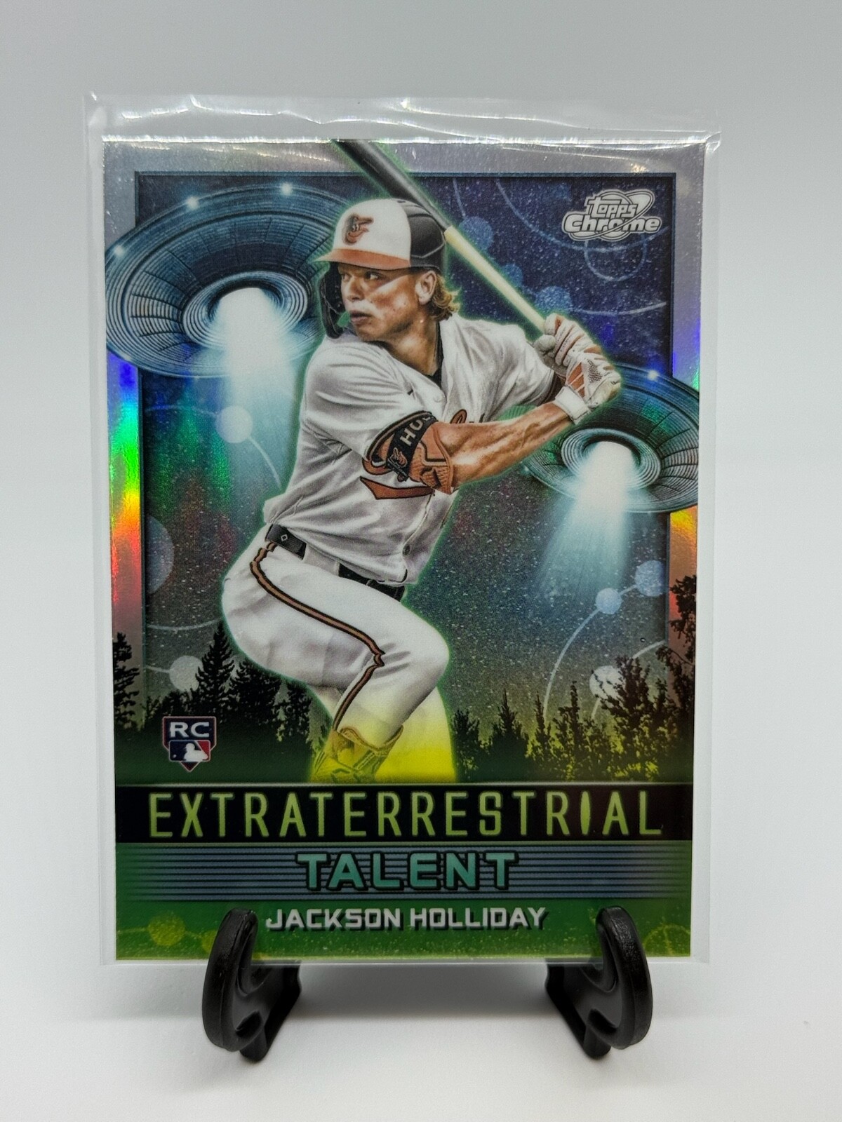 JACKSON HOLLIDAY 2024 Topps Cosmic Chrome Rookie Extraterrestrial Talent RC ET-9