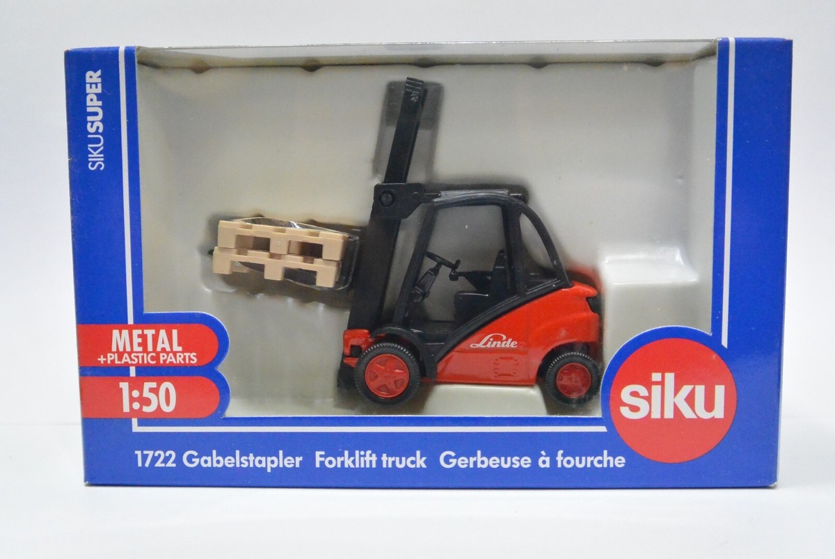 Siku 1:50 DieCast car Linde Hydrostatic 39X Gabelstpler Forklift Truck #1722