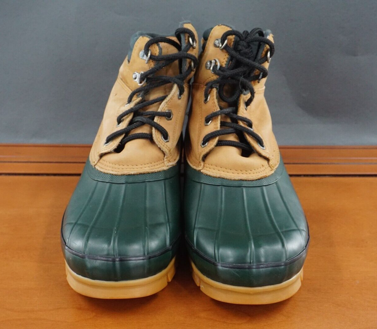 Lands End Thinsulate Thermal Insulation Brown Duck Boots 