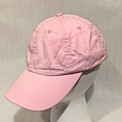 Pink Ballcap w/Authentic Canvas Hat Pink Canvas Baseball Cap - Prime Heritage Gifts main image 4