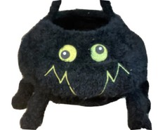 Celebration Black Spider Fabric Kids Trick or Treat Bag