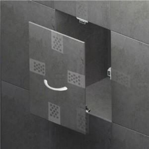 Cadre De Trappe De Révision Métallique Dalap 200x500 Mm - Pour Carrelage, Installation Murale Ou Plafond