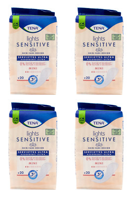 TENA lights Sensitive Ultra Einlagen Mini , 4x20 Einlagen EAN7322541496115