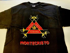 Montecristo Cigars Logo T-shirt, Black