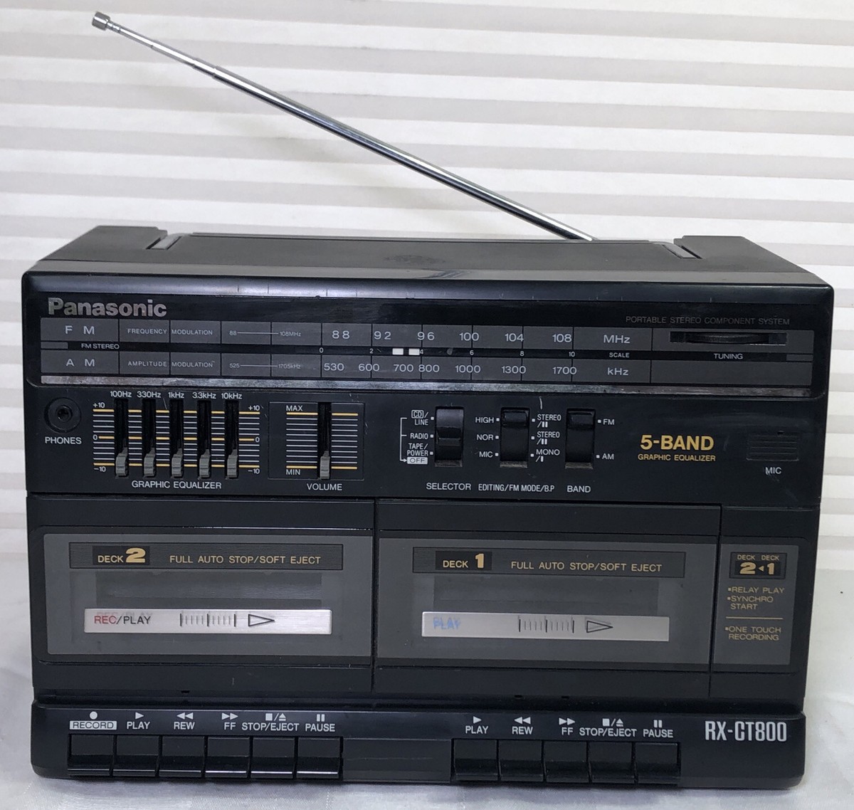 Panasonic RX-CT800 Boom box Portable Stereo Component | eBay